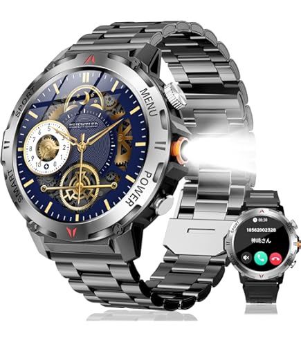 ゲームウォッチ5種　セット　電池付き Amazon | スマートウォッチ【2025改良最新型 付属ベルト2本】Bluetooth